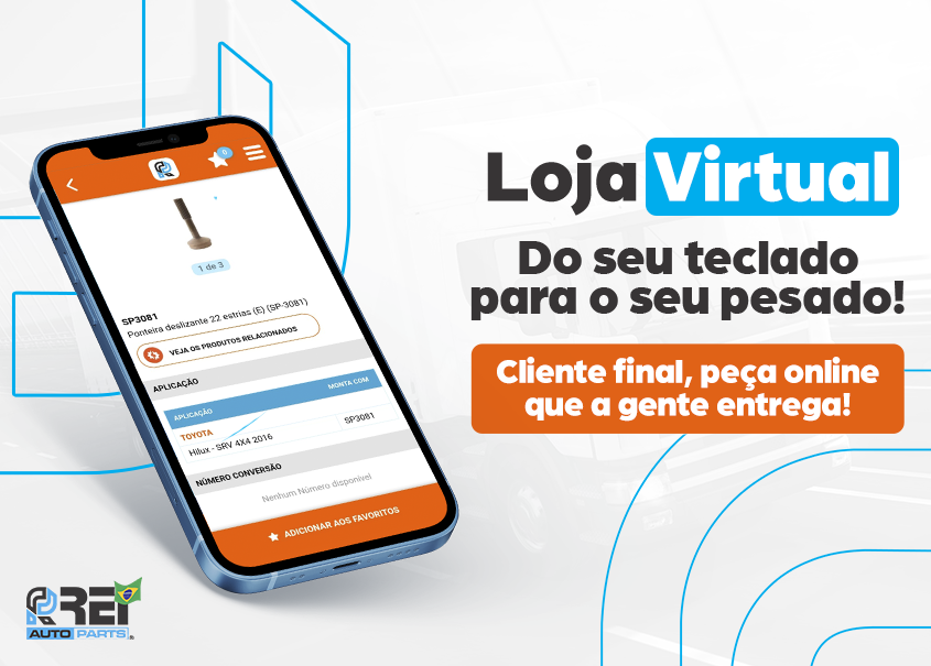 Rei Auto Peças, Loja Online